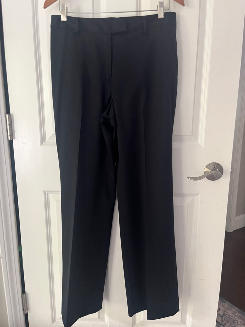 Brooks Brothers Caroline Fit 100% Wool, Navy, Size 8, straight leg trouser - Picture 2 of 5